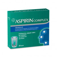 Таблетки Аспирина Комплекс от насморка ASPIRIN COMPLEX Btl. m. Gran. z. Herst. e. Susp. z. Einn.  10 шт Bayer